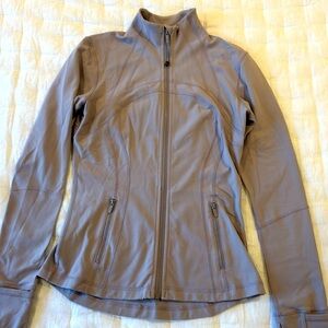 Lululemon define jacket, light gray, size 4